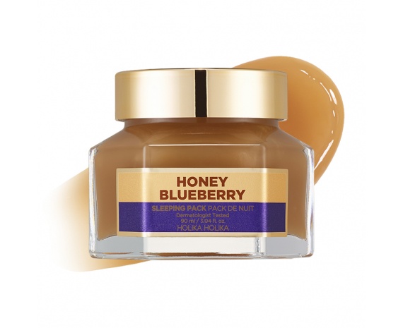 Öine näomask Honey Sleeping Pack (Blueberry/Mustikas))