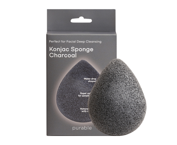 Purable Konjac Sponge - Charcoal